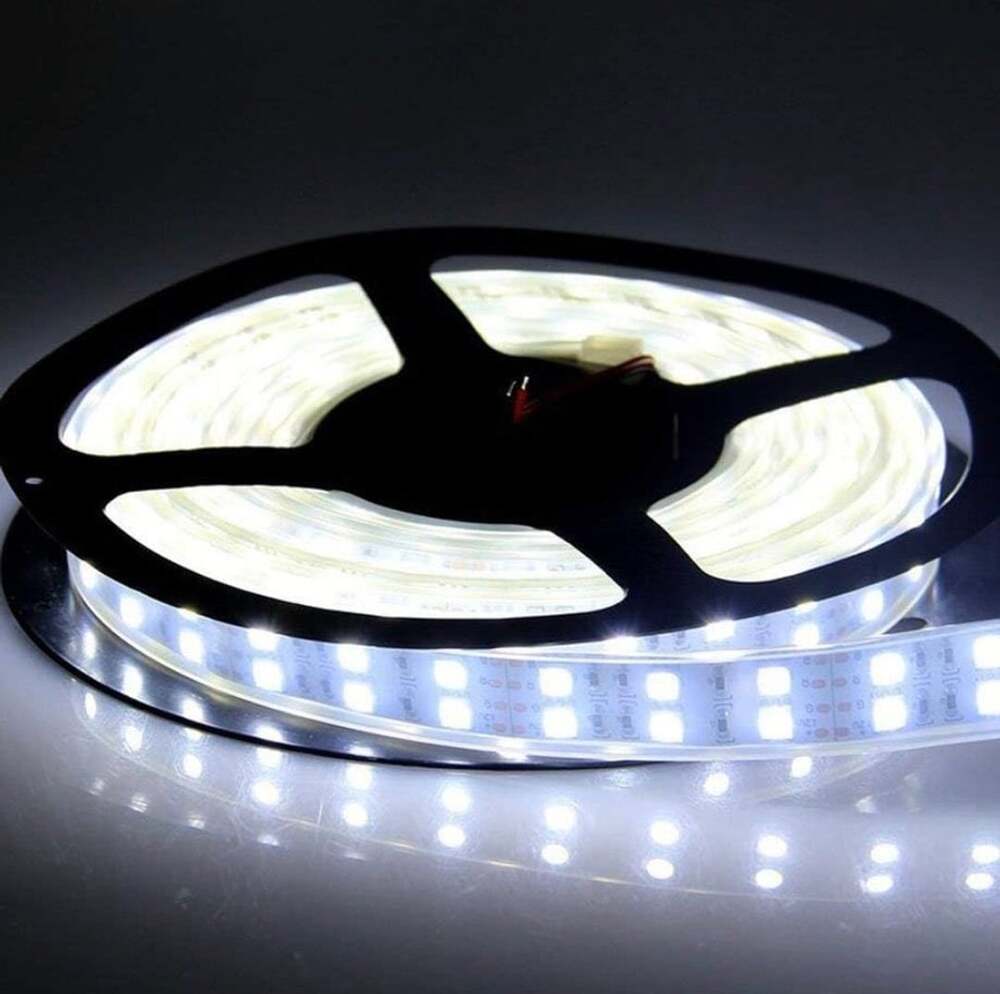 LEDENET LED Light Strip White 6000K Double Row 600LEDs SMD5050 IP67 Outdoor